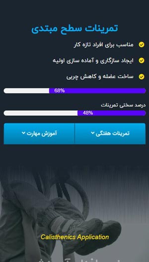 برنامه سطح پایه کلیستنیکس - تصویر 3